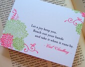 Little Birds Note Cards Set With Inspirational Quotes