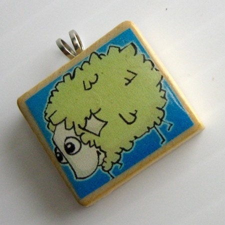 Sally the Sheep Scrabble Pendant FREE SHIPPING
