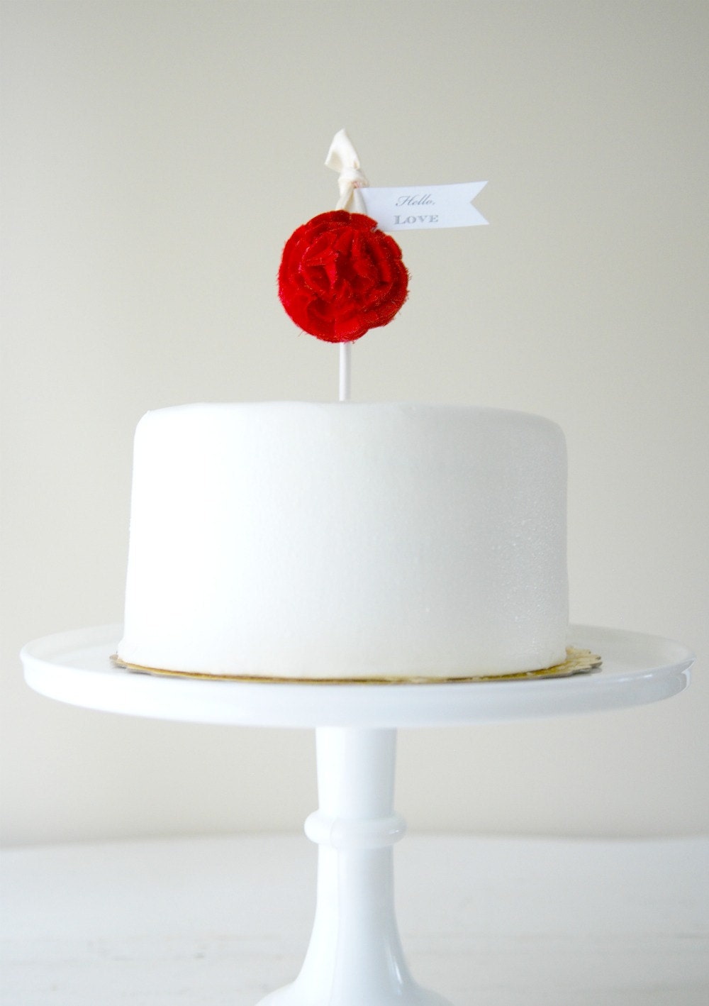 Embellish Cake Topper with Custom Sash