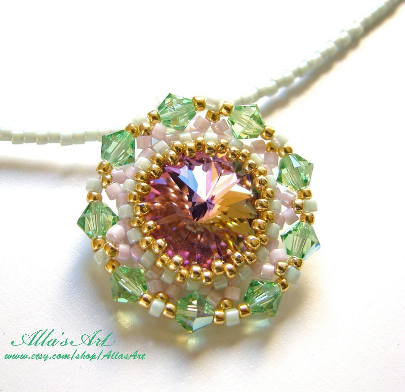 Necklace with Swarovski Crystals