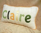 12x20 Handmade Personalized Childrens Throw Pillow