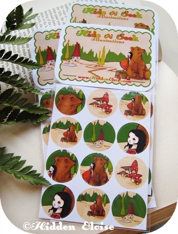 He says he can hear the Forest whisper  -- Stickers --