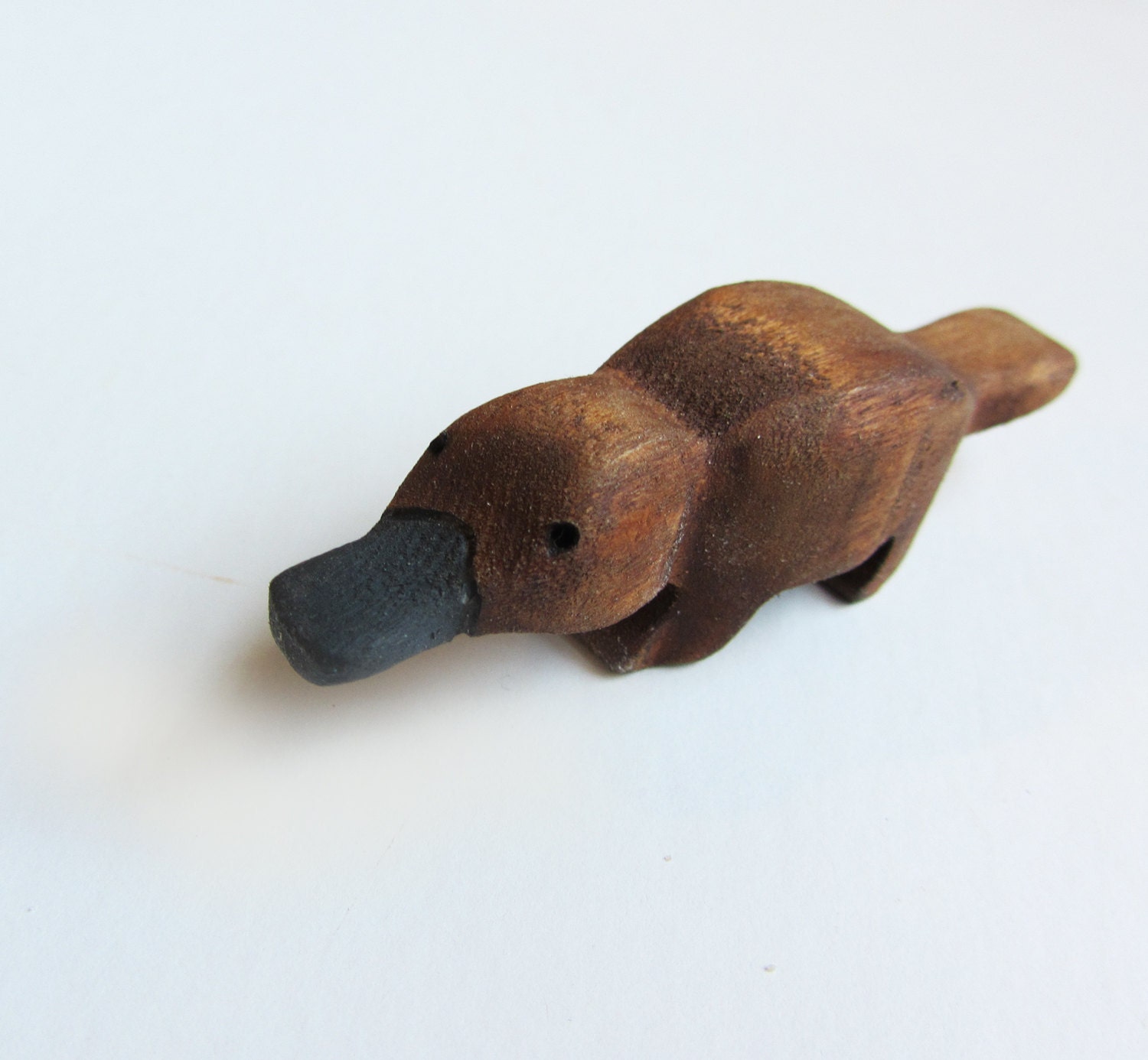 Wooden platypus Toy-  Eco-friendly Gift- Waldorf- Geek Nerd Oddity