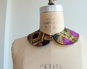 African Printed Detached Collar