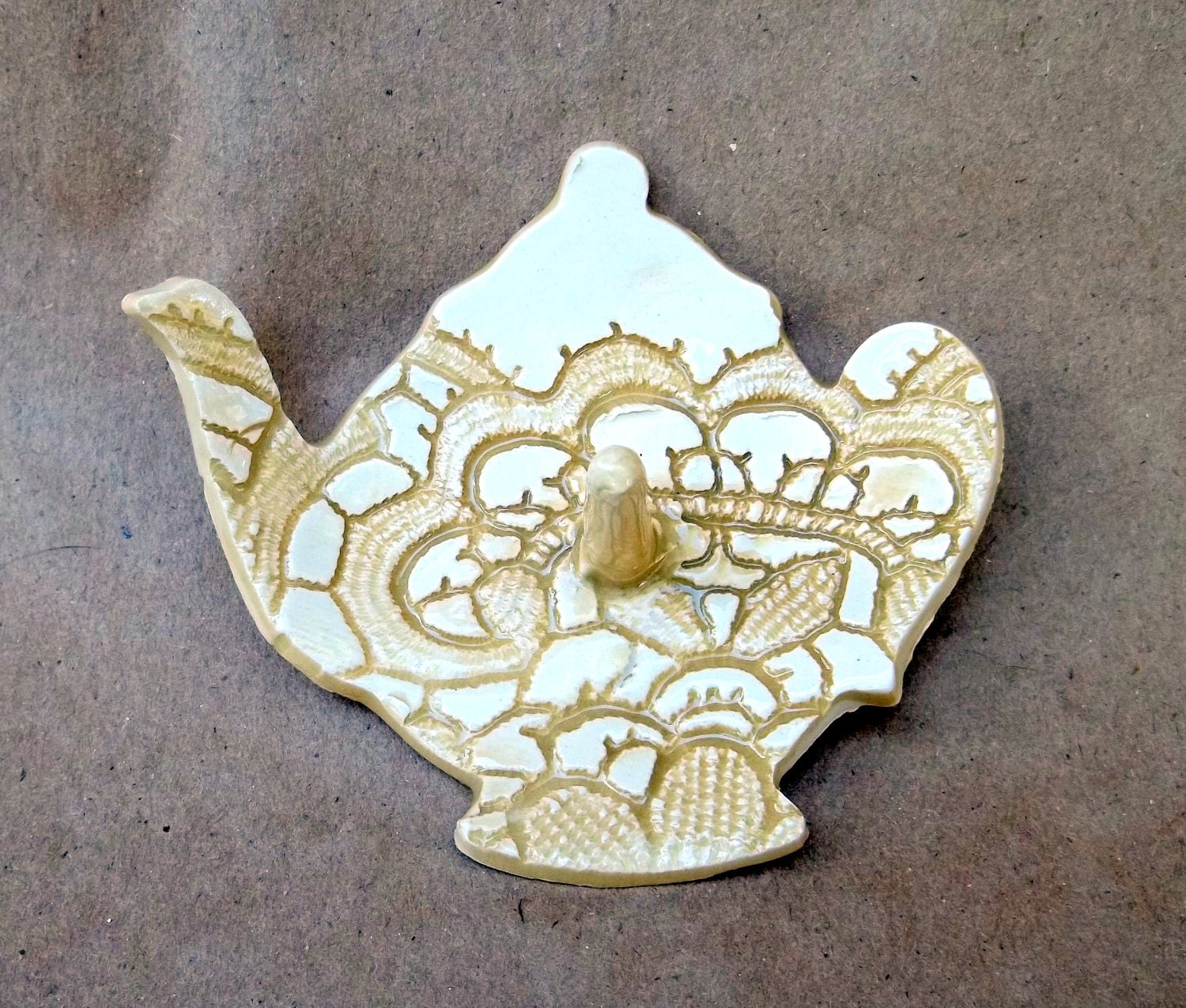 Sinkside Teapot Ring Holder Bowl