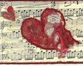 Valentine Heart  Postcard Heartstrings