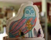 Ms. Owl a stuffed gocco print
