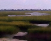 South Carolina Marsh digital painting 8x14