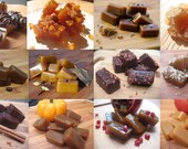 Vegan Organic Caramel Sampler -- 18 large caramels, one each of everything :)