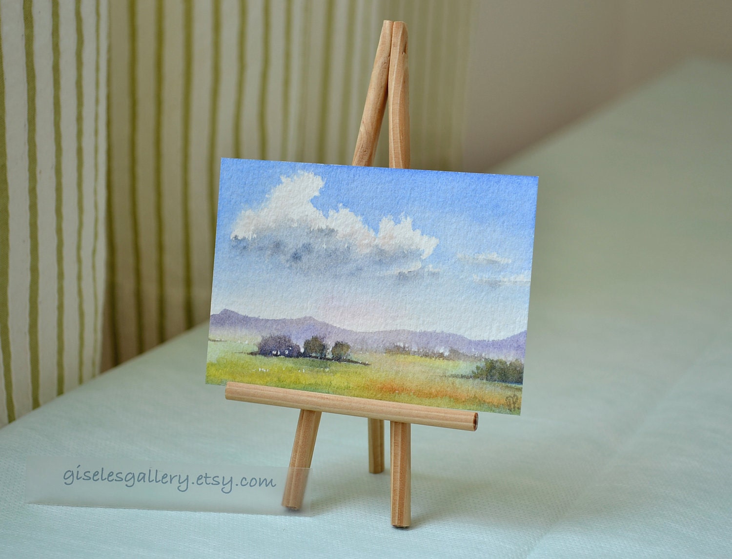 Venture beyond - ACEO Original watercolor painting