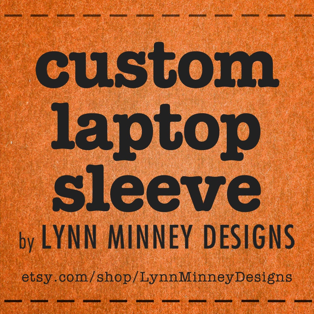 CUSTOM GADGET CASE for laptop, iPad, kindle, nook by Lynn Minney Designs