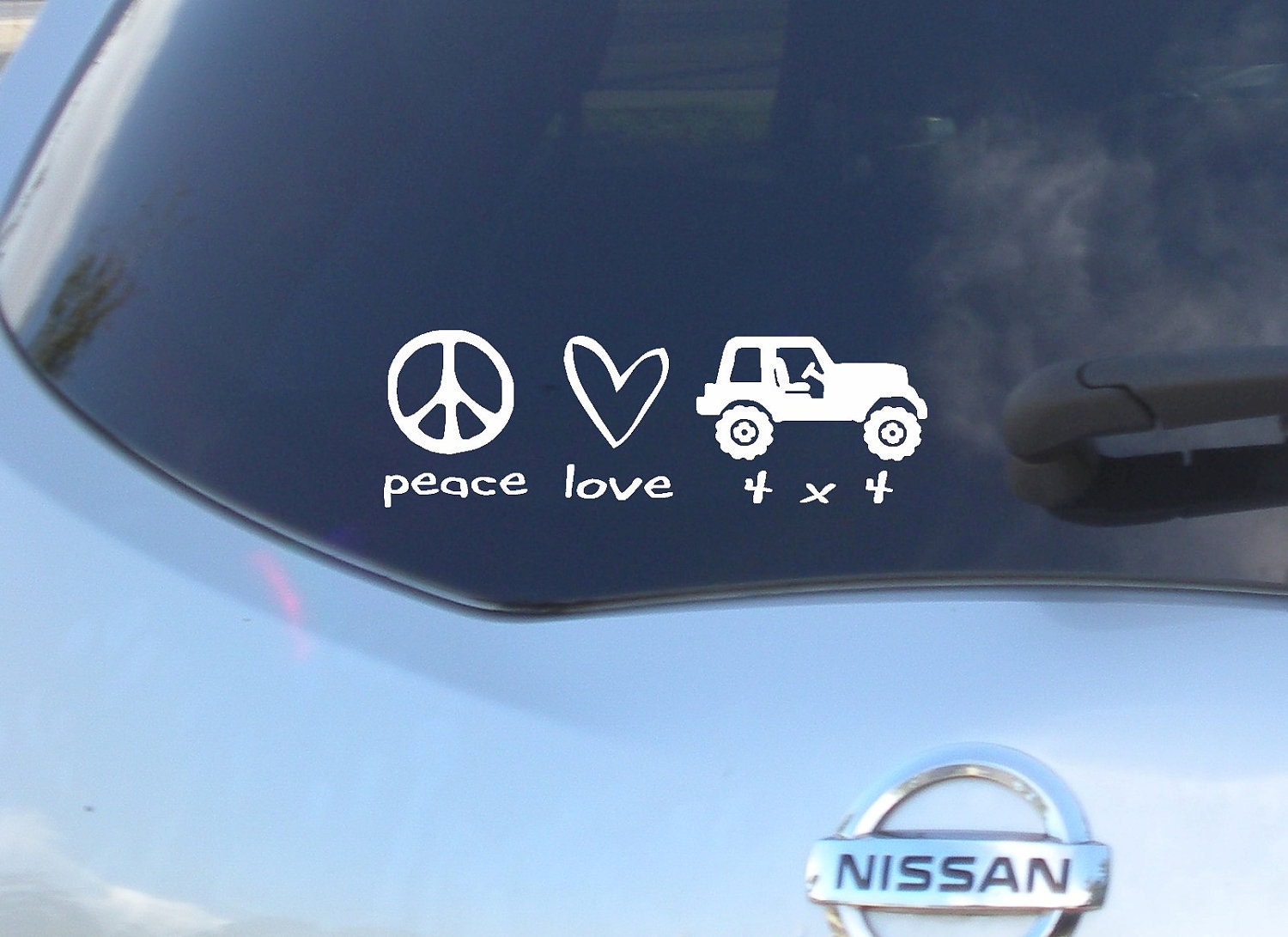 Peace Love 4 x 4...