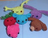 The bobble bunch crochet amigurumi mini toy