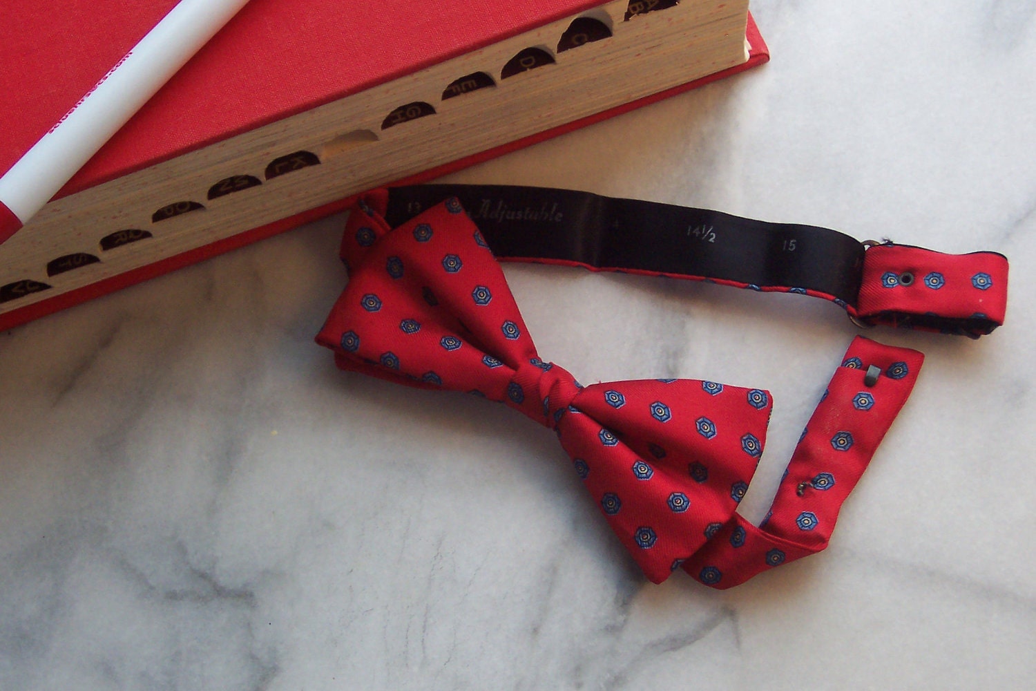 1970s Presidential Patriotic Pee Wee Adjustable Bowtie