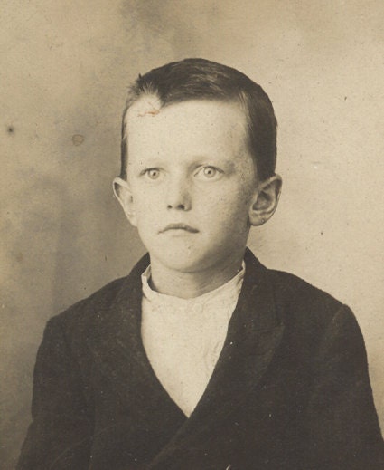 Edwardian Eddie Munster monster antique photo