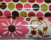 1 yard Bundle Indian Summer Large Floral & Indian Big Dot - Laminated Cotton Fabric - Cream - Riley Blake - 2 yds total