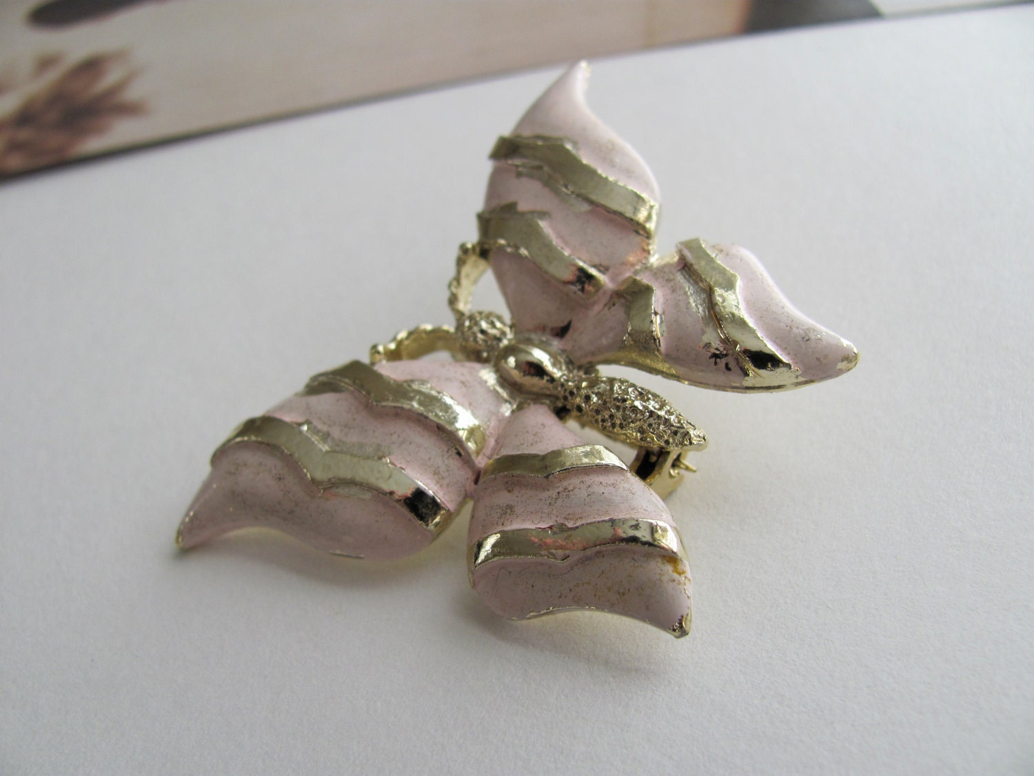 ON SALE: Lovely vintage butterfly brooch signed by Gerry