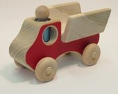 Small Red Work Truck