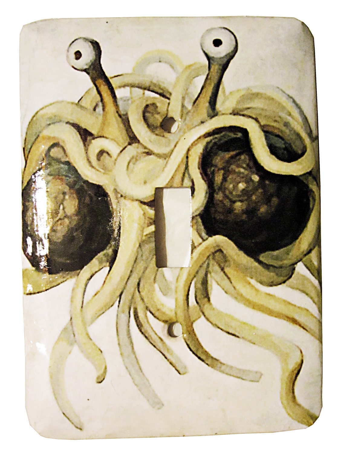 Flying Spaghetti Monster Switchplate