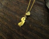 New Jersey Love - State Charm Necklace