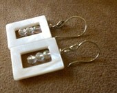 Rectangular Beaded Earrings