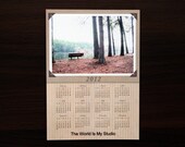 SALE - 2012 Calendar - I waited. Rustic, Shabby Chic, Get Organized