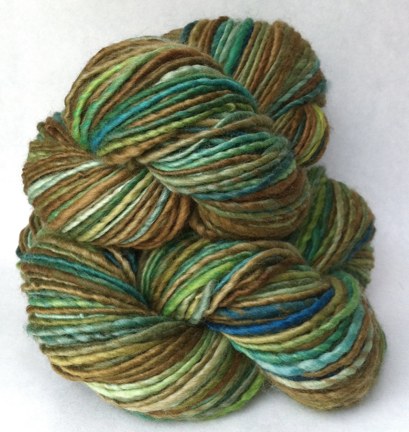 Terrible Seashells - aran weight handspun yarn