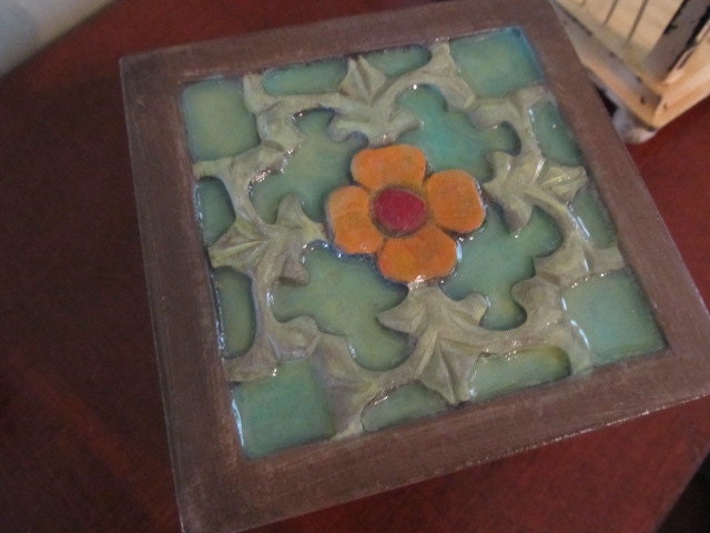 Wooden Box Hand Painted