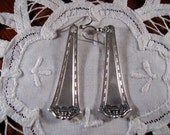 Earrings Made From Vintage Flatware Handles - Shabby Chic
