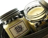 Soy Candle BANANA CREAM 8oz ... Black Kettle