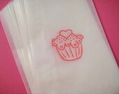 Cupcake glassine bags, set of 20