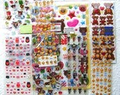 Cute  Sticker  Set 6  Different Sets Animals Bears  8 Sets Total (S54)