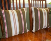 Decorative Pillow Covers - Two 18 Inch - Neopolitan
