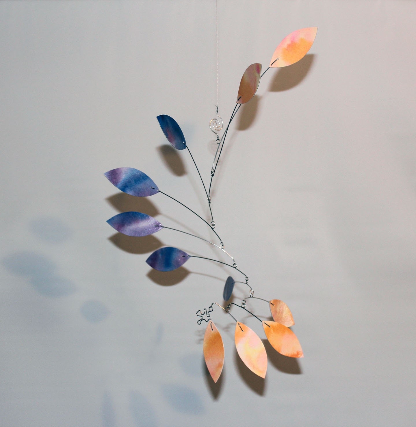 Hanging Mobile - Kinetic Mobile Sculpture - Calder Style Art Mobile
