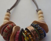 Boho Chic Multi-Ringed Eco-Friendly Necklace