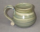Original Hand Made Stoneware Coffee Mug Agateware 15 oz