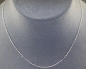 17" Open Link Silver Chain