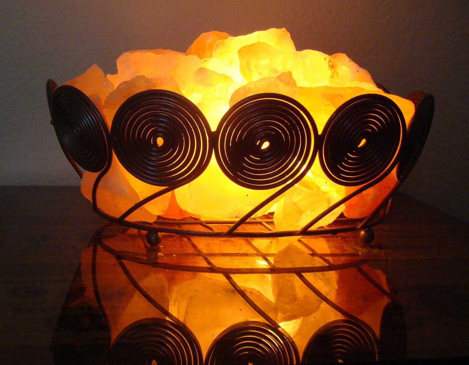 Spiral Himalayan Salt Lamp