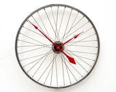 Recycled Bike Wheel clock
