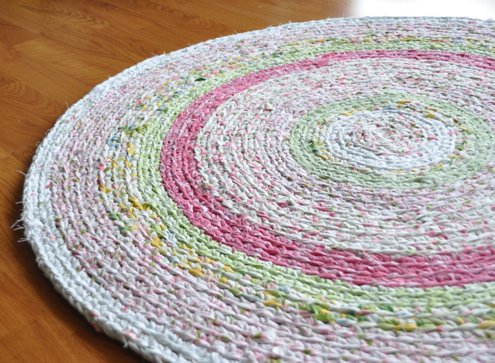 Custom Made Rag Rug 3 feet in diameter