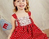 Valentine's Knot Dress 12m 18m 2T 3T 4T 5T