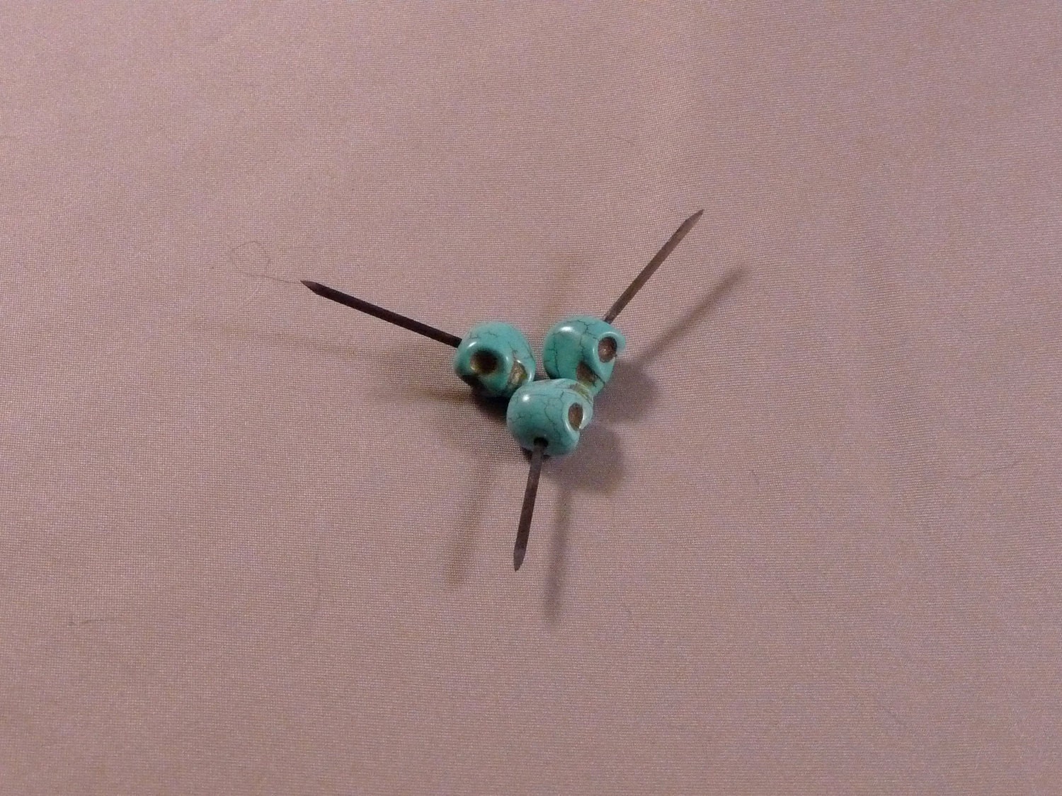 Turquoise skulls (light weight)