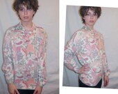 Pink Paisley Silky Sweater