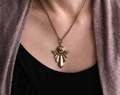 20% OFF Sale Vintage Inspired Jewelry Photo Necklace - Offer of Springtime - original fine art photo - art deco
