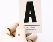 Adele: Letterpress Calling Cards - Set of 50