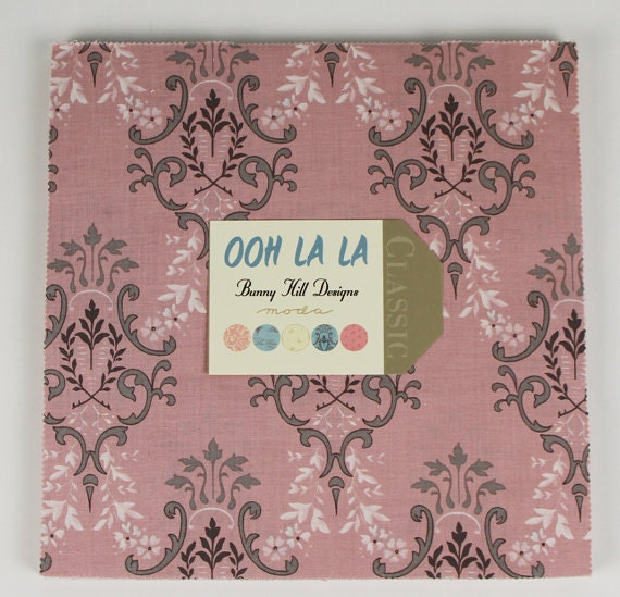 Ooh La La-Pink- by Bunny Hill Designs for Moda- Layer Cake