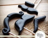 Mustaches on Sticks - Dapper Mix - Set of 5 Il_170x135