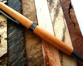 Handcrafted Cherry Wood in Trimline Wooden Ink Pen Free Shipping