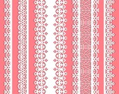 Lace trim white. Digital Decorative Strips & Borders