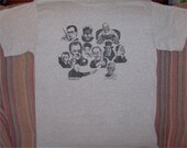 Monster Party T-shirt. Classic Movie Monsters Glow in the dark - hand printed